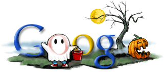 google doodle halloween 2003